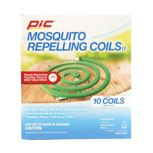 Pic Mosquito Repellent Coils (Box of 10 Coils), Package May Vary
