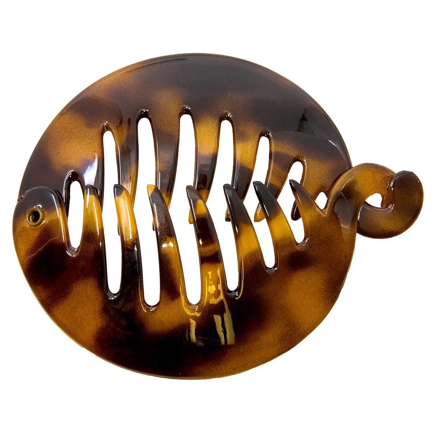 Camila Paris CP2879 3255 inch French Banana Clip Hair Comb Tokyo Round Girls Ponytail Holder Interlocking Banana Combs For Volume Thick Hair Fashion Styling Hair Accessories for Women Made in France