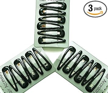 18 x Bottle Green Sleepy Clips Snap Clips Hair Clips School Colours