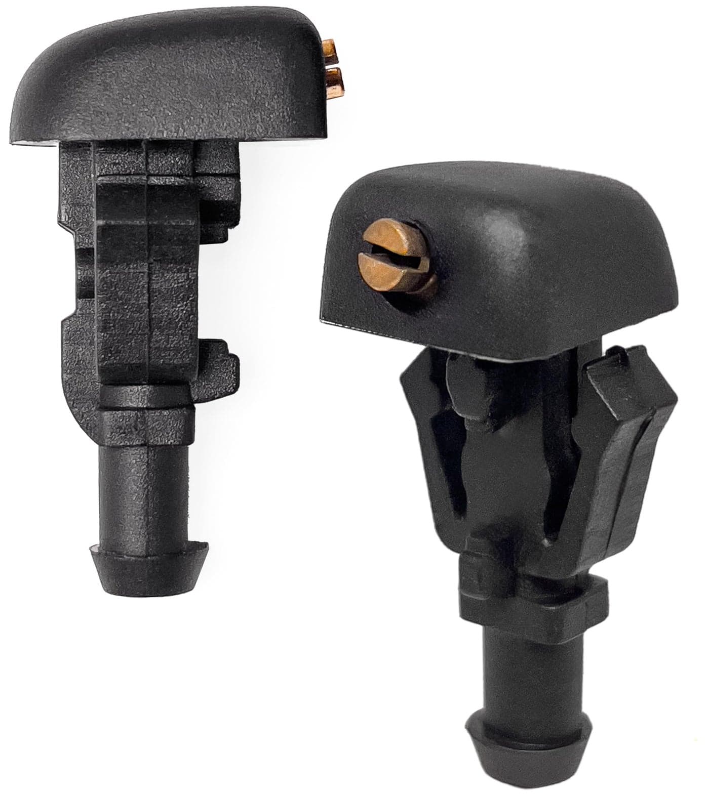 Click&Fit Adjustable Windshield Washer Nozzles compatible with Nissan Titan 04-15 Armada 04-15, Infiniti QX56 04-10, Dodge Dakota 00-11 Durango – Wiper washer sprayers replases 289317S000