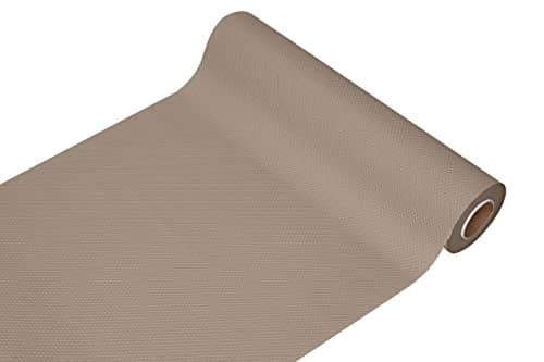EVALAND 12 x 33 FT NonSlip Shelf Liner NonAdhesive BPAFree Waterproof Pantry Liner for Shelves Easy to Cut OilProof Shelf Liners for Kitchen Cabinets Drawers Refrigerator Beige