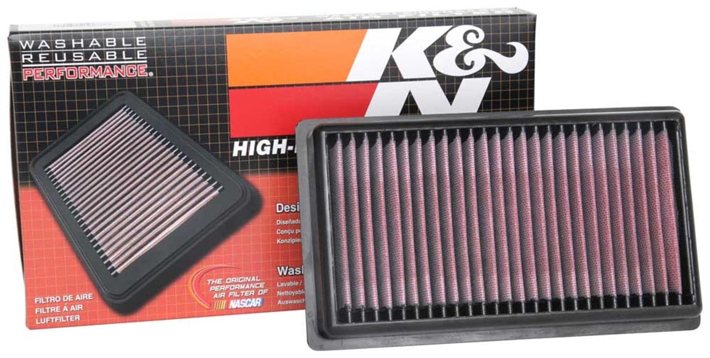 KN Engine Air Filter Reusable Clean Every 75000 Miles Washable Premium Replacement Car Air Filter Compatible with 20182019 HYUNDAIKIA Accent Rio 335081