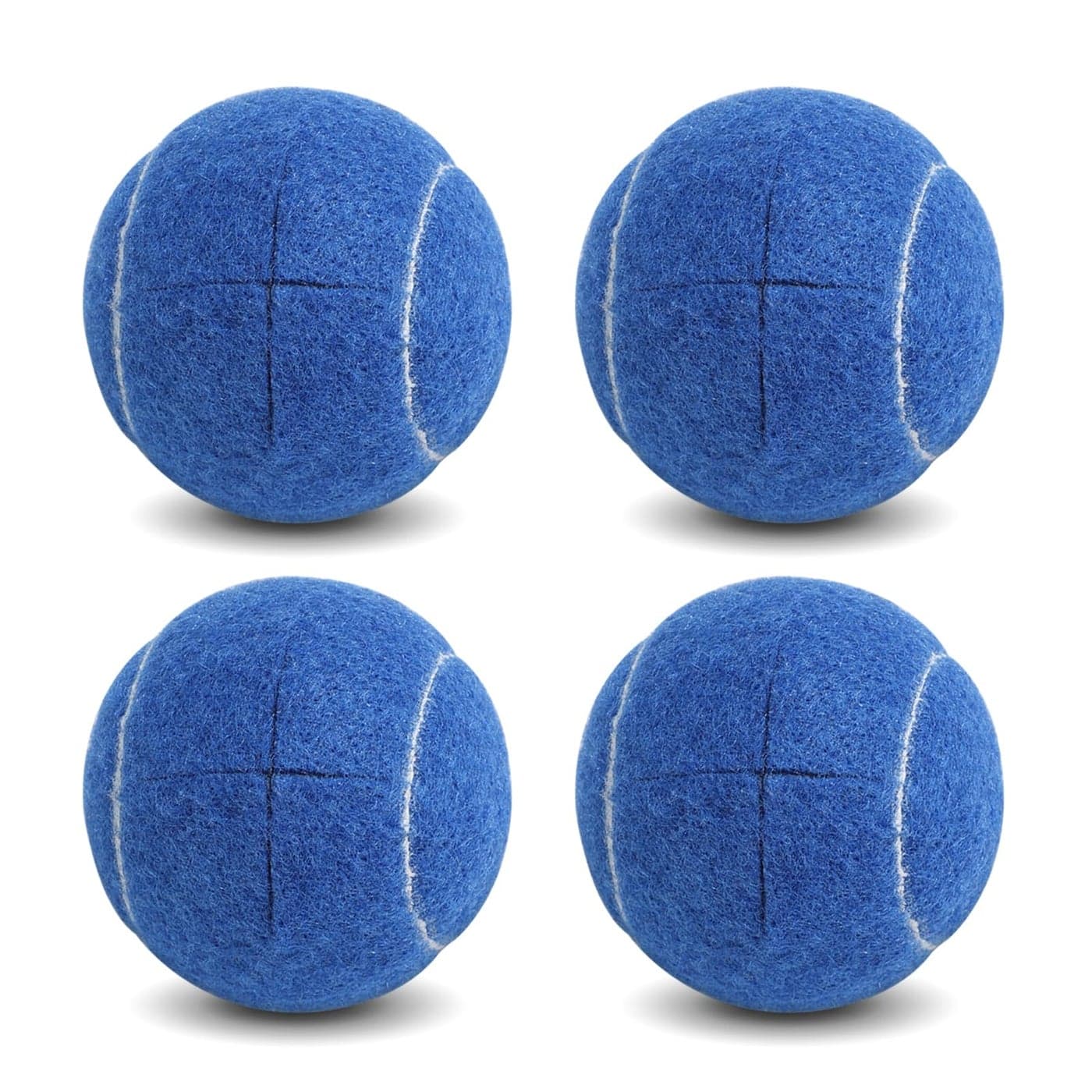 Walker Precut Tennis Balls for Walkers 4PCS Universal Glide Balls Heavy Duty Long Lasting Felt Pad Glide Coverings for Furniture Legs and Floor Protection BLUE