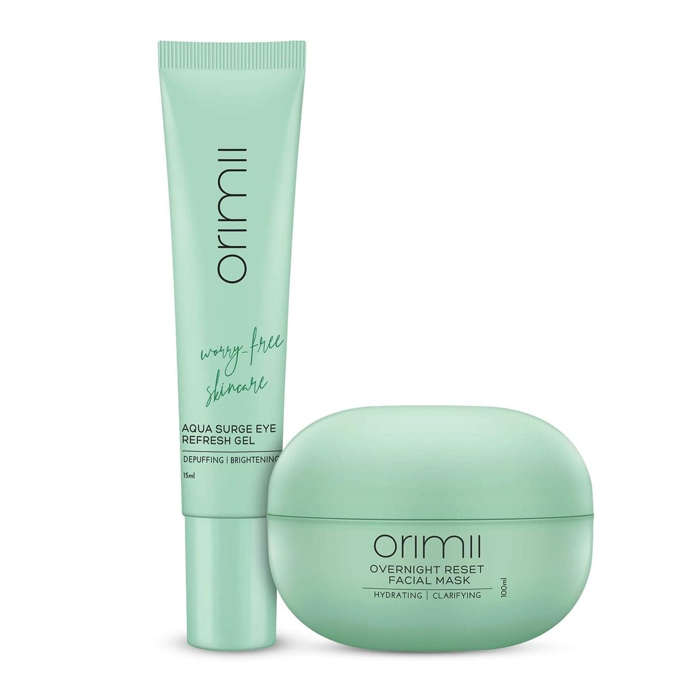 Orimii Overnight Care Regime with Firming Eye Cream Sleeping Face Mask Restores Naturally Glowing Skin in Pregnancy Works Magic on Dull Tired Skin