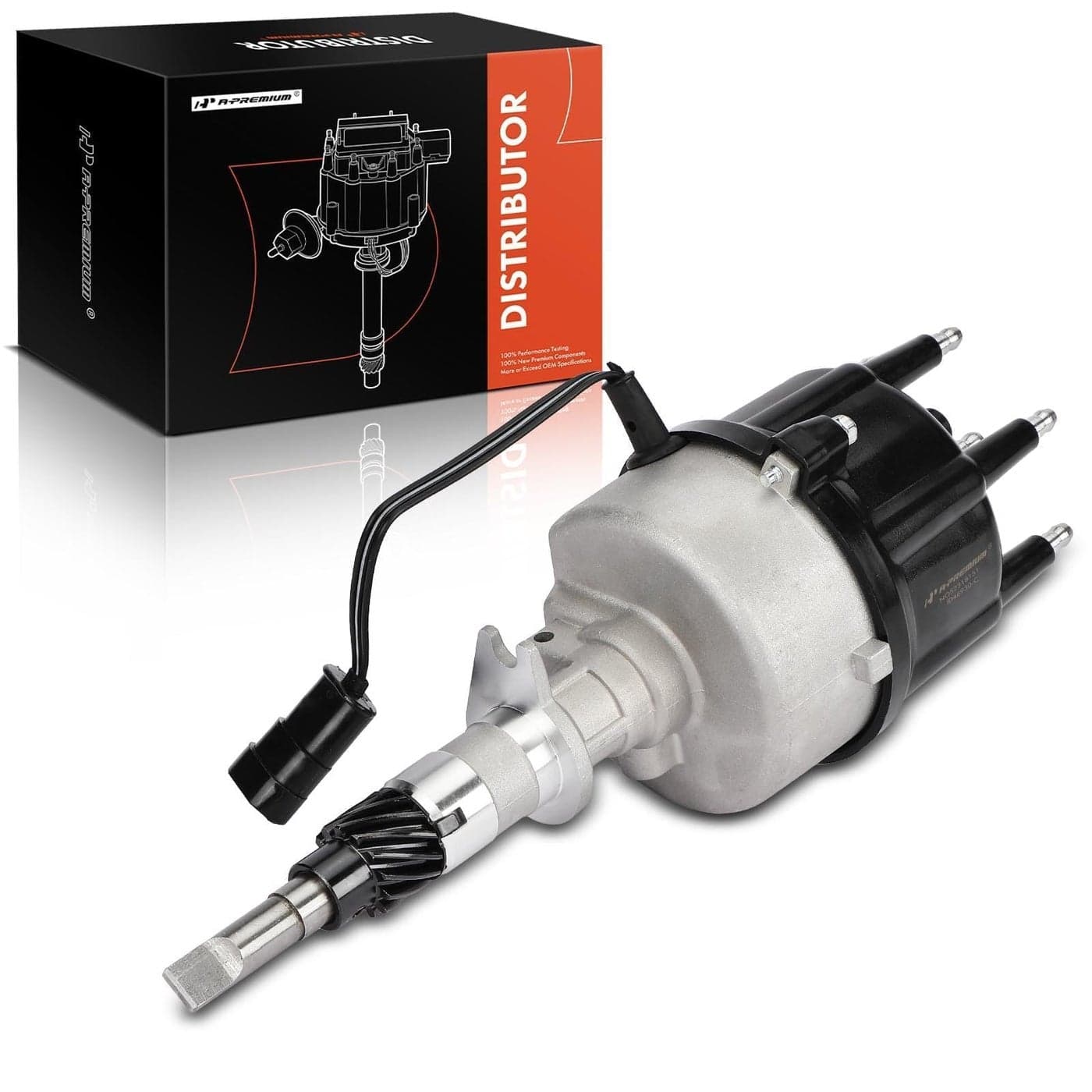 APremium Ignition Distributor with Cap and Rotor Compatible with Jeep Vehicle 40L 6 Cyl Cherokee 19911993 Comanche 19911992 Grand Cherokee 19931993 Wrangler 19911993