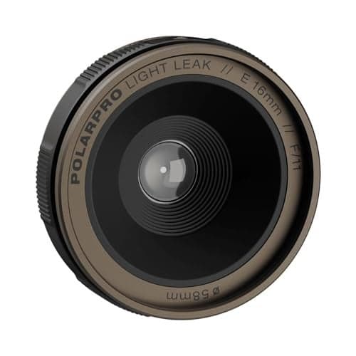 PolarPro LightLeak Lens 28mm Dispo Film Look for Digital Cameras Adjustable Light Leak Ring Fixed F11 Aperture Vintage Disposable Looks wSoft Focus Grain Lens Flares for Fuji X Mount