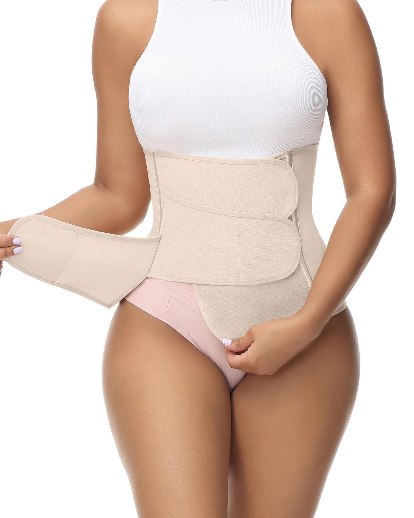 SHAPSHE Waist Trainer for Women Postpartum Recovery Wrap Waist Cincher Corset Shapewear Belly Band