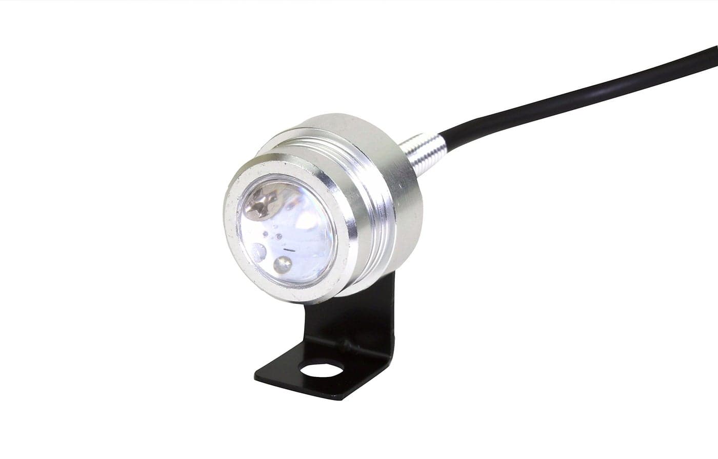 Tiny LED Spotlight - 1 Watt High Power LED - 1" Diameter - 100 Lumen - Waterproof - Cool White - 10 to 30VDC