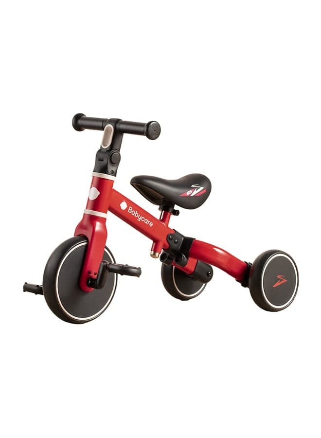Babycare - 2-In-1 Kids Ride-On Tricycle - Red