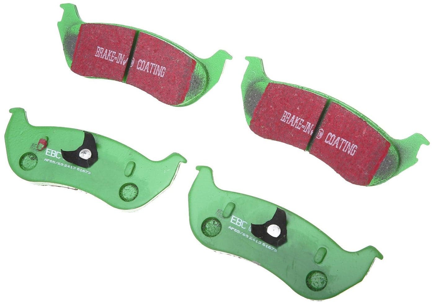 EBC Brakes DP61673 6000 Series Greenstuff Truck and SUV Brake Pad ,Metallic