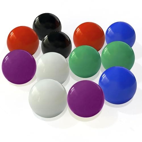 DODHEG 60 Pcs Acrylic Glass Marbles Bulk Acrylic Marbles for Various Marble Games 063 inch Multicolor