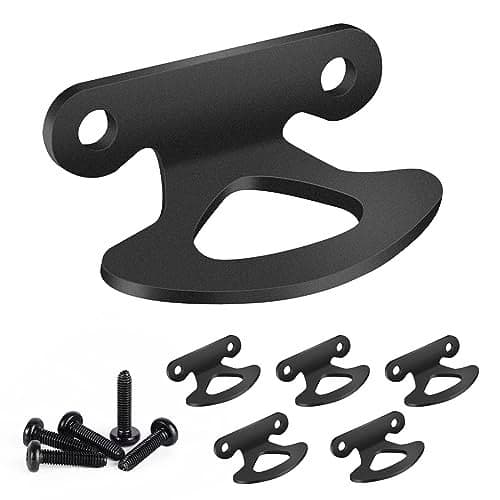 Tie Down Anchors 6 Pack for 2000-2017 Ford F150 Truck Bed Tie Down Anchors with Black Powder Coating | Fits 2004-2017 F-150 Styleside 2001-2010 F 150 Explorer Sport Trac, Inner Bed Tie Downs Hooks