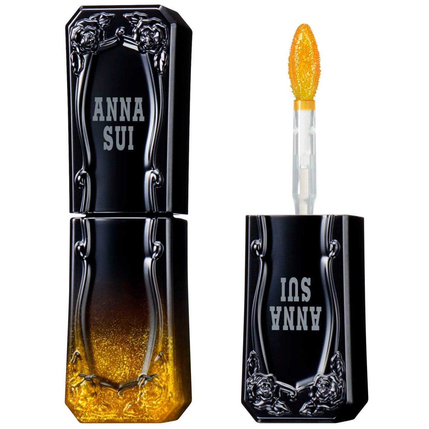 ANNA SUI Tint Rouge Gloss Liquid Lipstick Slightly Tinted Lightweight LongLasting Pearl Yellow 800 Pineapple Soda 024 oz
