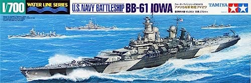 Tamiya 300031616 WL US War Military Kit 1 700 Battleship Iowa Bb 61