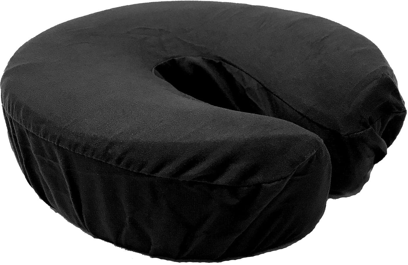 Therapists Choice Premium Deluxe Microfiber Massage Table Face Cradle Covers 4pcs per Package Black