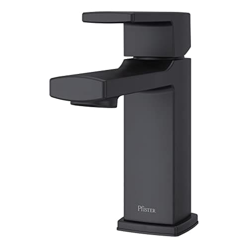 Pfister LG42-DAPB Deckard Single Control 4" Centerset Bathroom Faucet with Push & Seal, Matte Black