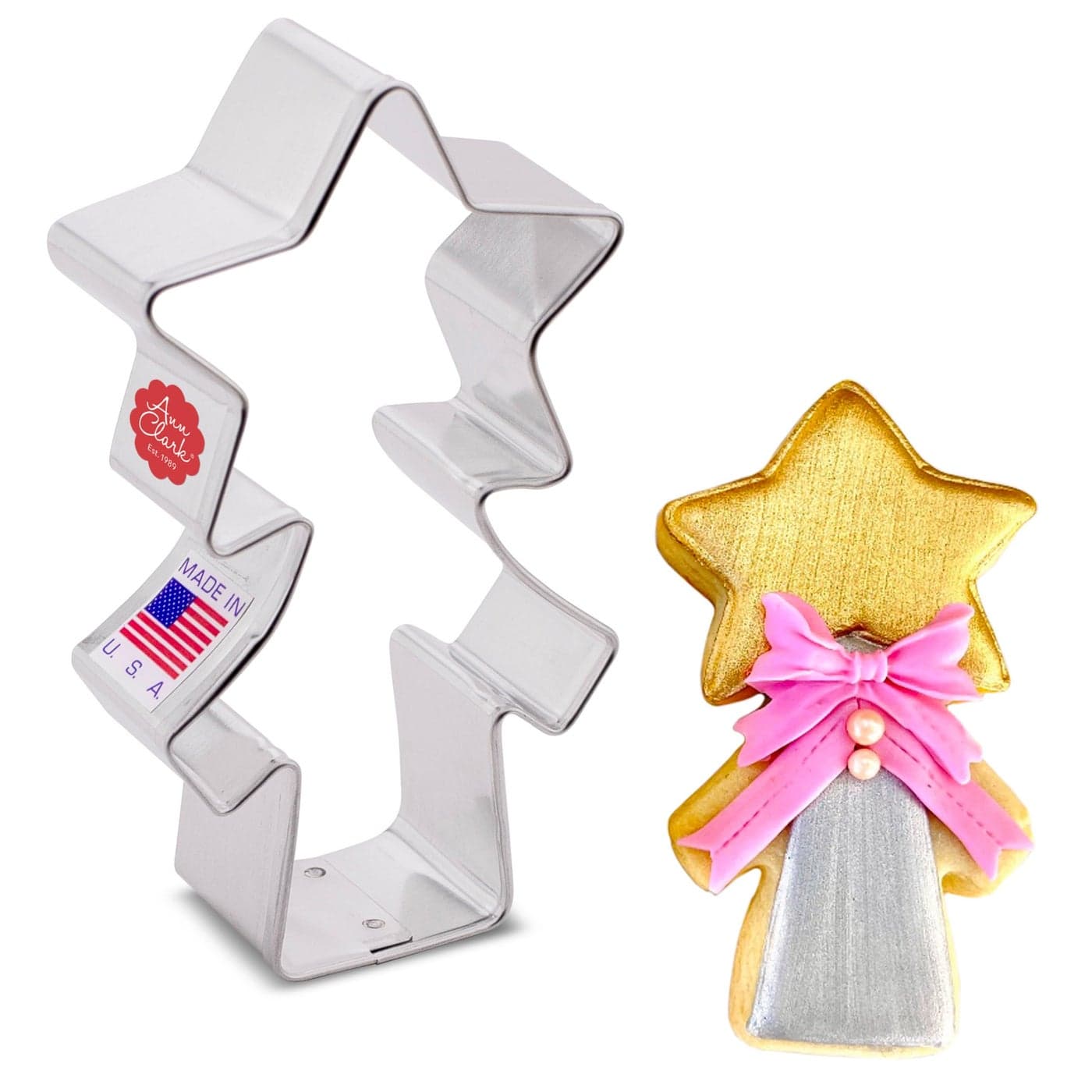 Magical Wand Cookie Cutter 4 Made in USA by Ann Clark