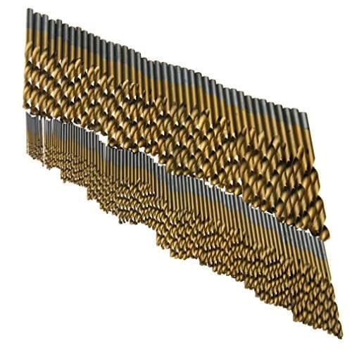 SING F LTD 130Pcs German Heller HSS Cobalt Drill Bits HSS-Co Bit