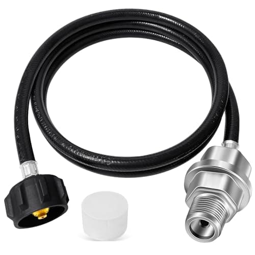 Propane Heater Fuel Filter F273699 with 6FT Propane Hose for Portable Propane Heater Series – Connect 20-45 lb Propane Tanks, Replaces F276163 F273704 F273701 F273702 Etc.