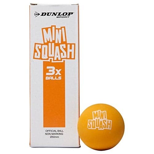 DUNLOP Play Mini Squash Ball, Natural, One Size