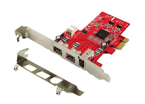 Ableconn PEXFW107 1394b 1394a 3Port PCI Express PCIe Low Profile FireWire Host Adapter Card TI XIO2213 Chipset