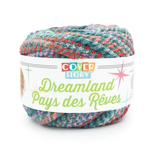 Lion Brand Yarn Cover Story Dreamland, Blanket Yarn, Prairie Sunset, 1 Pack