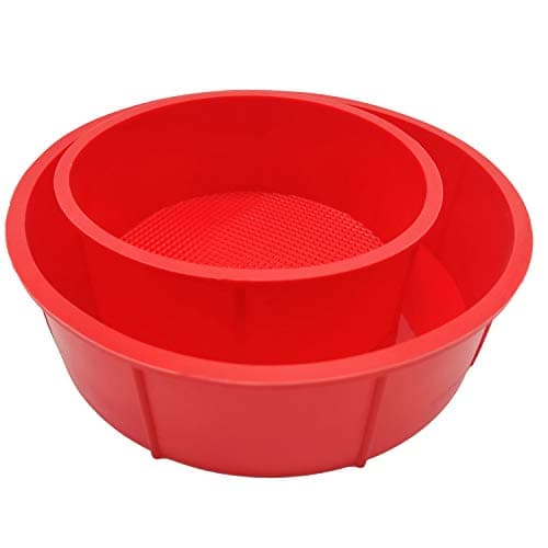 Esslly Round 500g and 1kg Cake Silicone Moulds - Versatile, Food-Grade, BPA-Free, Heat Resistant, Non-Stick Moulds for Baking, Chocolates, Soaps, and Candles