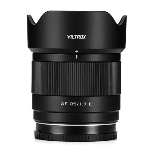 VILTROX 25mm f17 F17 Auto Focus Large Aperture APSC Lens Pocket Dispo FE Lens Compatible with Sony EMount Cameras A6400 A6500 A6600 A6700 ZVE10 A7C A7RII A7SII A7II A7RIII A9 A1 ZVE1 A7CR