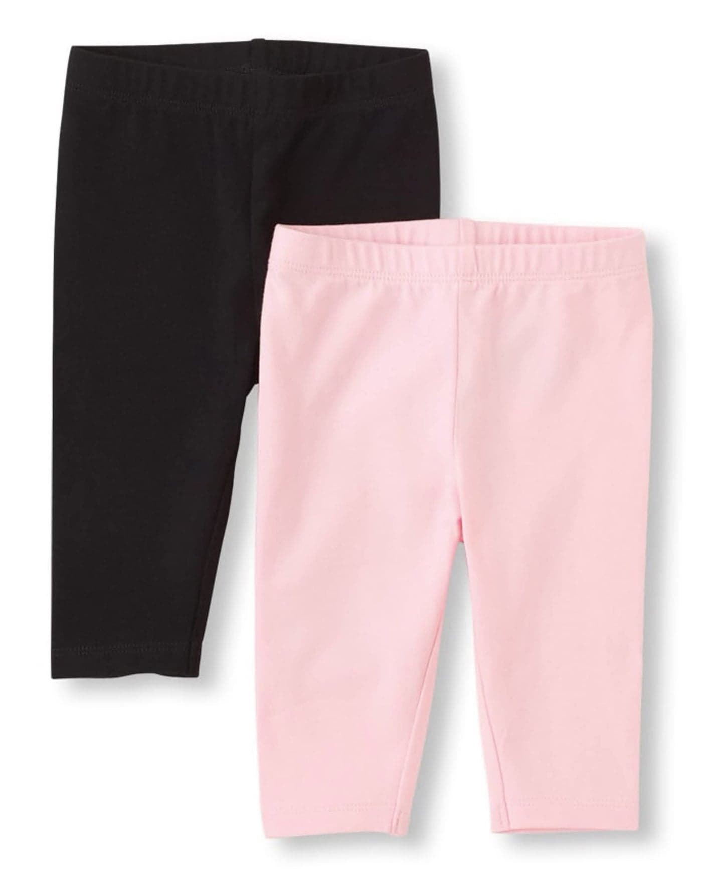 The Childrens Place Baby Girls and Toddler Capri Leggings BlackShell 2 Pack 69 Months US