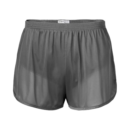 Soffe Mens Ranger Panty Running Short, Gunmetal, Large