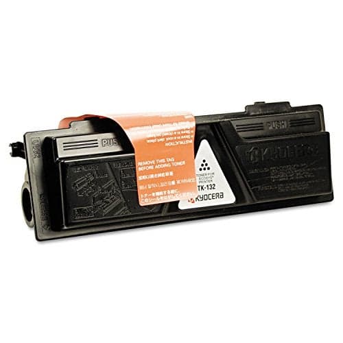 Kyocera TK-132 1T02HS0US0 FS-1300D FS-1350DN FS-1028MFP FS-1128MFP Laser Toner Cartridge (Black) in Retail Packaging