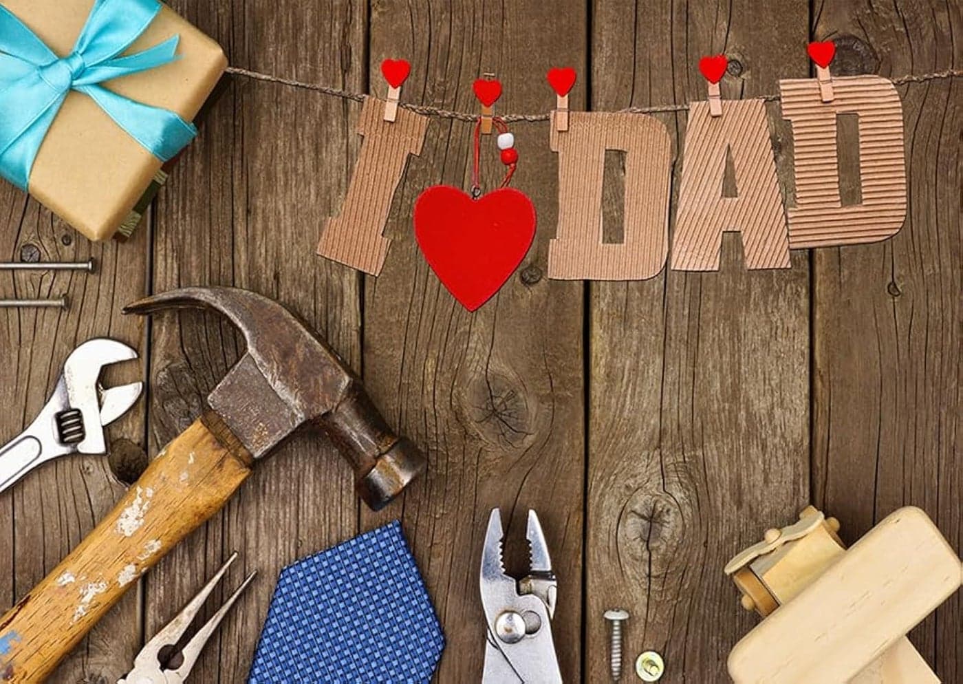 LTLYH 7x5ft Polyester Multicolor Fathers Day Backdrop for Photography Birthday Decoration