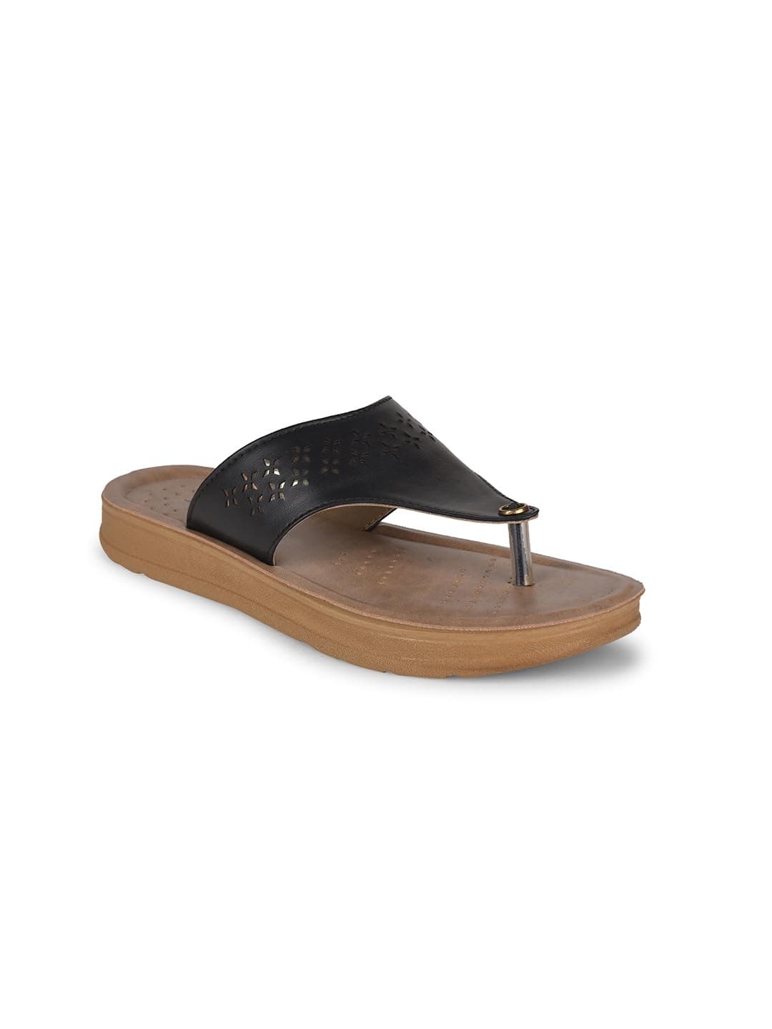 Bata Penny Laser Th. Women's Black Thongs - 5 UK (6716961)