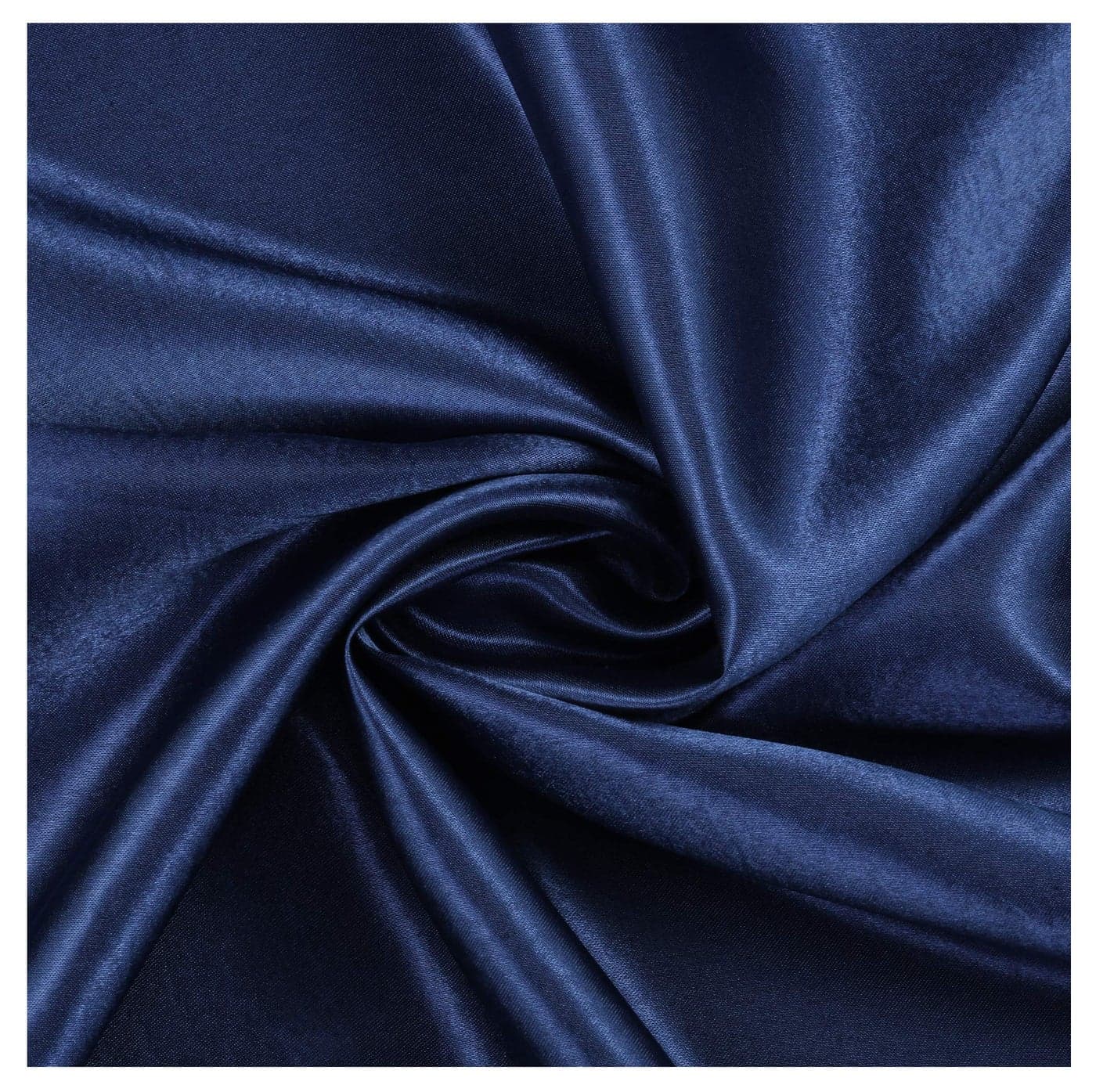 MDS Pack of 10 Yard Charmeuse Satin Fabric for Wedding Arch Drapery Panel Party Event Banquet Decoration Home Curtain Dress DIY Crafts Costumes Apparel Bridal Silky Sateen 44 Wide Navy Blue