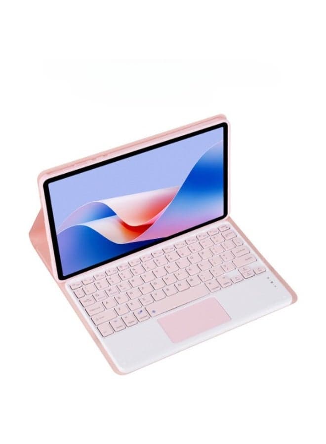 Bilingual Touch Keyboard Case Compatible with Lenovo Xiaoxin Pad 11 inch 2025(TB335/TB336), Magnetic Separation Touchpad Keyboard with Pencil Holder