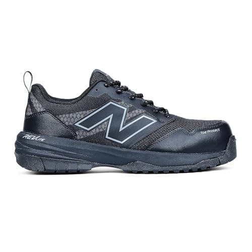 New Balance Men's Composite Toe Quikshift Industrial Shoe, Black/Black/Black, 10 X-Wide