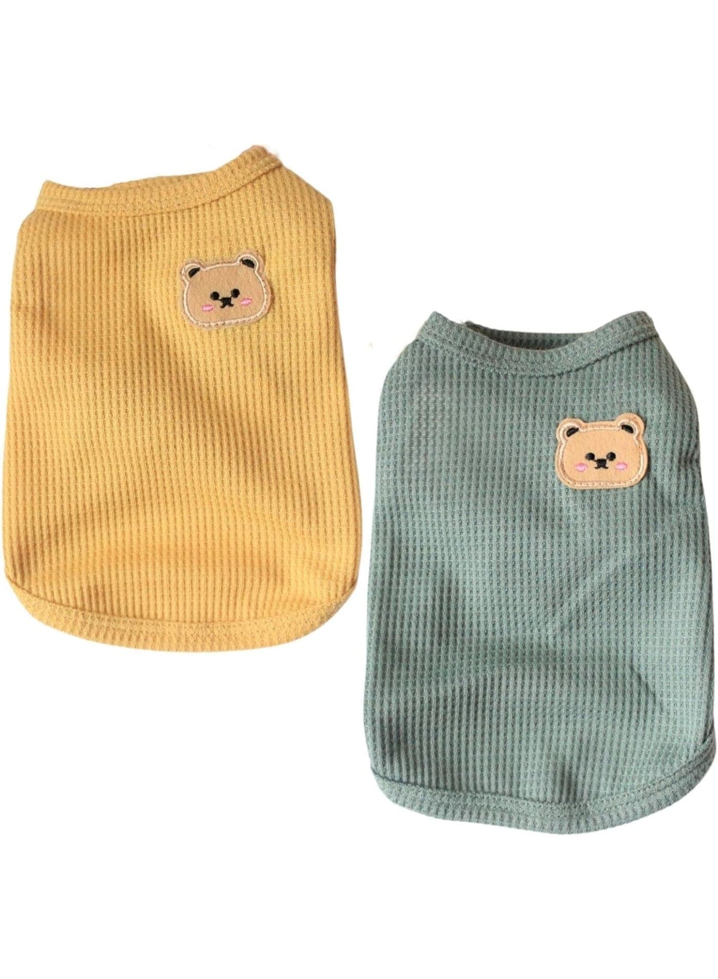 Cotton Dog Shirt, Summer Lightweight Pet T-Shirts, Soft Breathable Stretchy Cats Dogs Tee Shirt, Sleeveless Vest Dog Apparel, for Medium Small Dog Clothes