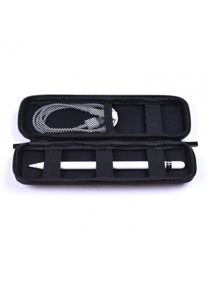 Cosmos Black Color EVA Hard Shell Stylus Pen Pencil Case Holder Compatible with Apple Pencil, Wacom Stylus Executive Fountain Pen, Ballpoint Pen, Stylus Touch Pen