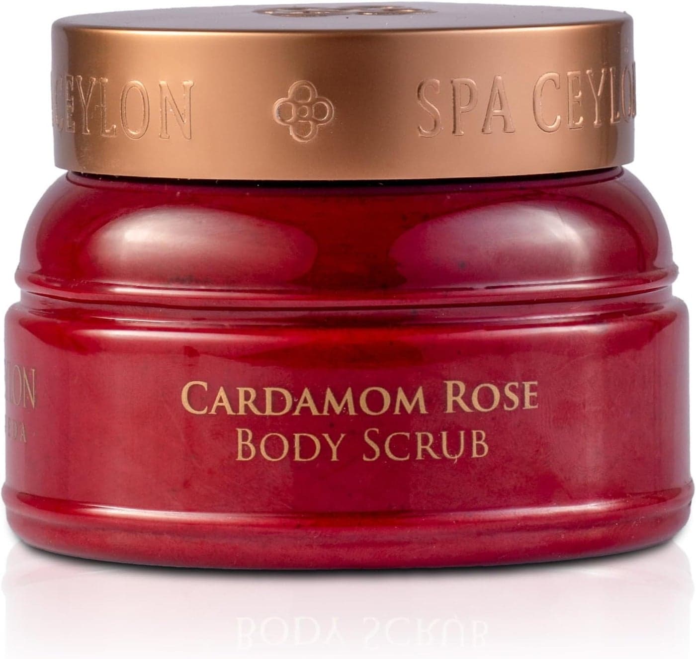 Spa Ceylon Cardamom Rose Body Scrub Exfoliating Body Scrub for Smooth Skin Nourishing Floral Rose and Cardamom Scrub 225g