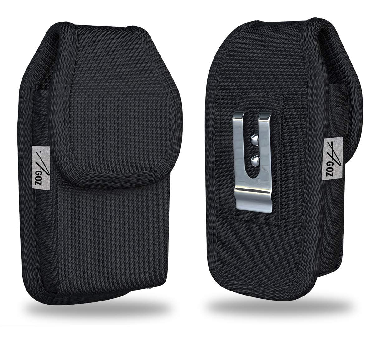 Agoz Zebra TC51 TC56 Scanner Holster, Rugged Carrying Case Pouch for Zebra TC51 TC52 TC56 TC57 TC21 TC26 TC20 TC25 (w/out Keyboard)Handheld Barcode Touch Mobile Computer,Cover w/ Metal Clip Belt Loops