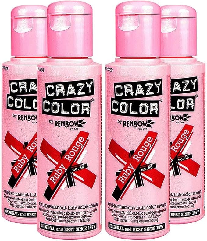 Renbow Crazy Color Semi Permanent Hair Color Cream Black No30 100ml