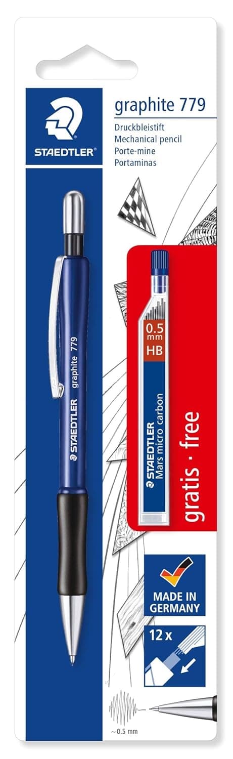 Staedtler Graphite 779 05MM Mechanical Pencil With 1 Pack Of Lead
