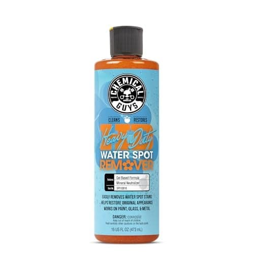 Chemical Guys Heavy Duty Water Spot Remover - Stain Removing Gel for Paint, Glass & Metal - Safe for Cars, Trucks, Motorcycles & More, 16 fl oz