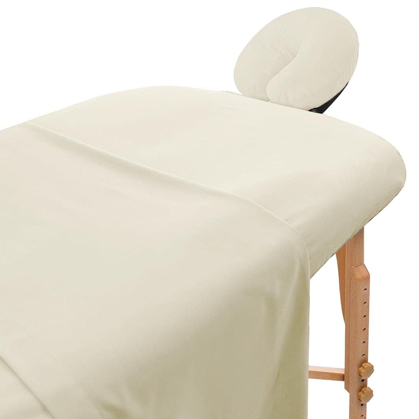 Avalon Care Microfiber Massage Table Sheets Sets 3 Pcs Premium Massage Table Cover Includes Flat Fitted Massage Sheets Sets Face Cradle Cover Soft Massage Bed Cover Natural Massage Bed Sheets