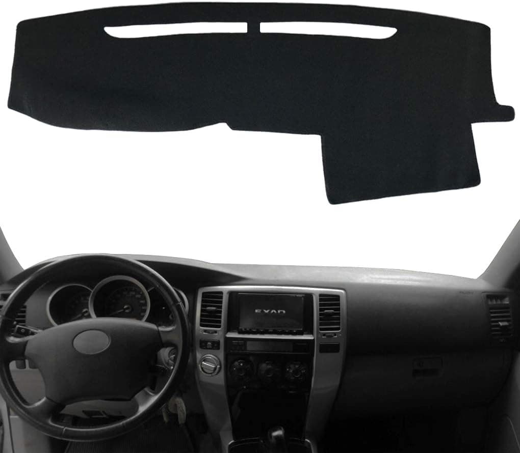 AKMOTOR Dash Cover for Toyota 4Runner (2003-2009) - Black Dashboard Mat Pad