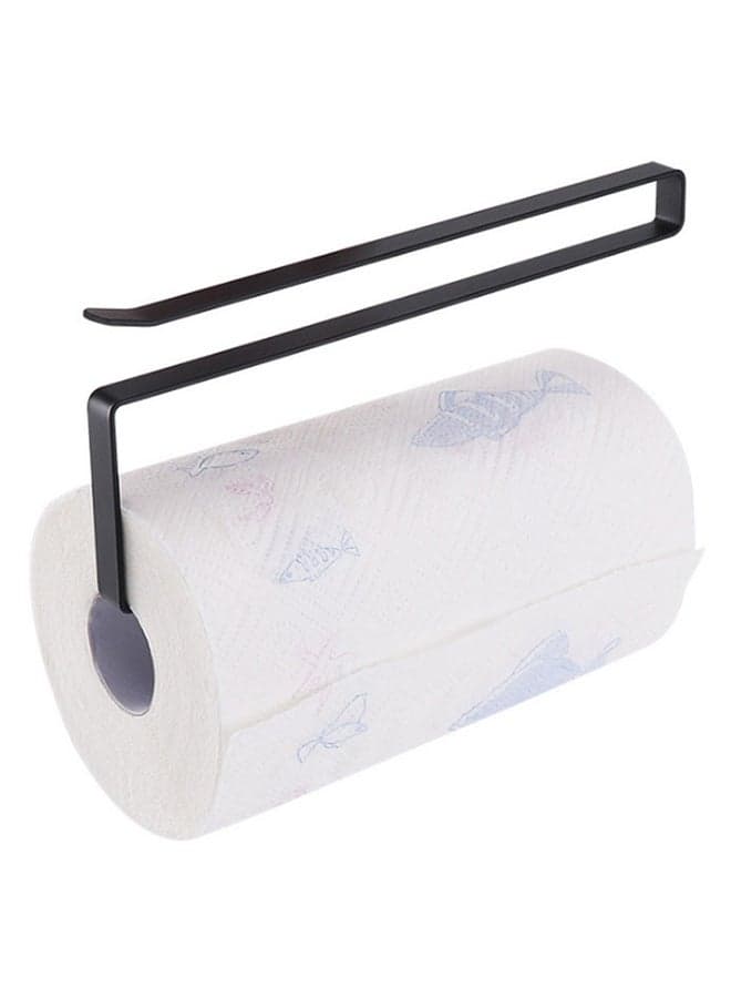 Black Kitchen Tissue Holder Measuring 26 by 13 by 115 Centimeters