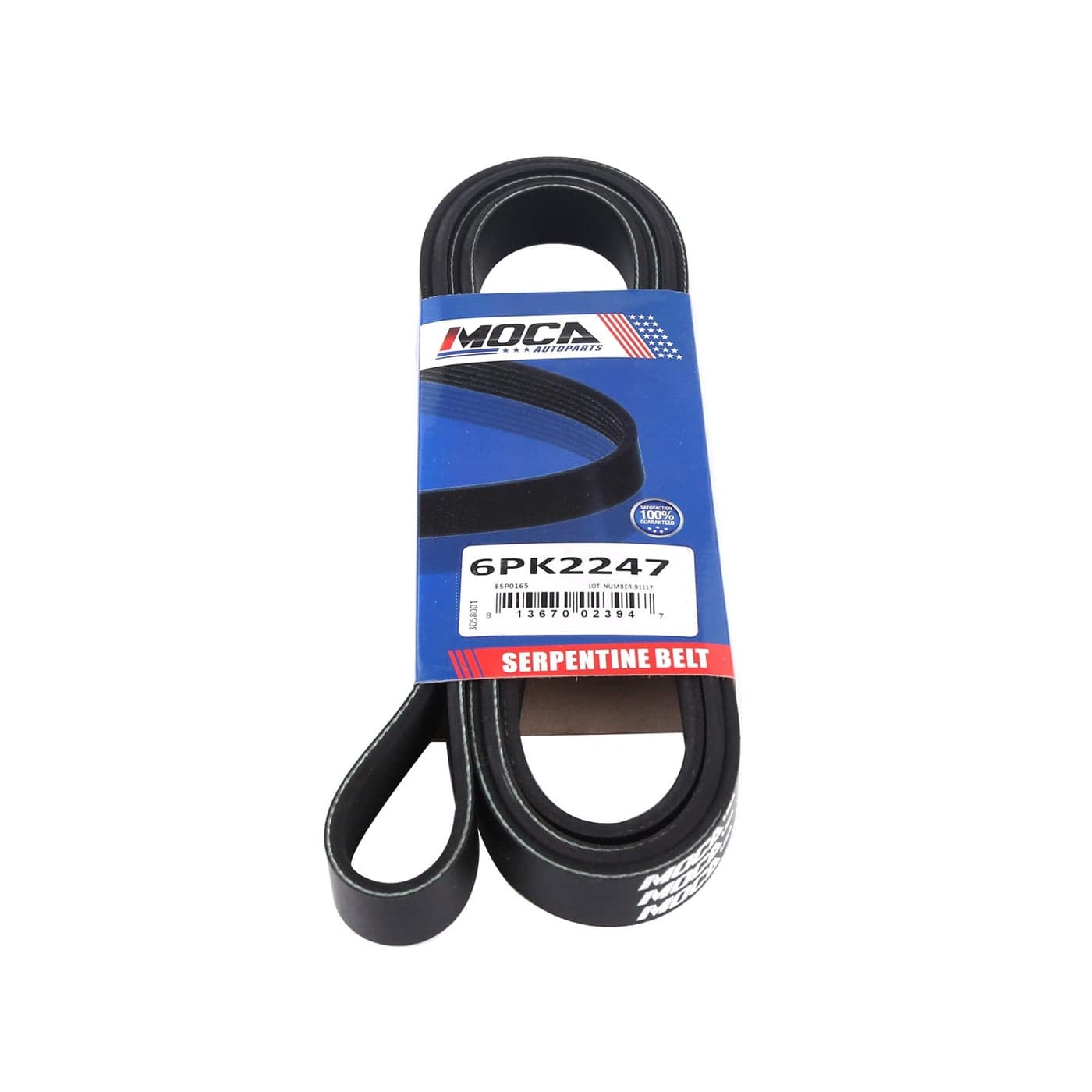 MOCA 6PK2247 EPDM Serpentine Belt fits 20022006 for Nissan Altima Sentra 25L 0915 for Mazda 20L