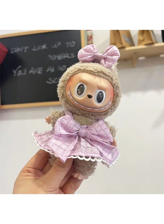 17cm Labubu Time to Chill Macaron Figure Clothes (Clothing only)
