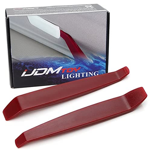 iJDMTOY 2-Piece Nylon/Plastic Open Pry Tool Compatible With LED Interior Lights, License Plate Lights Removal Installation