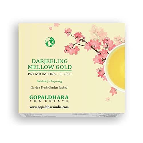 GOPALDHARA Darjeeling Premium First Flush Spring Mellow Gold Tea 125G Paper Box - Special FTGFOP1 Highest Elevation (7000Ft)